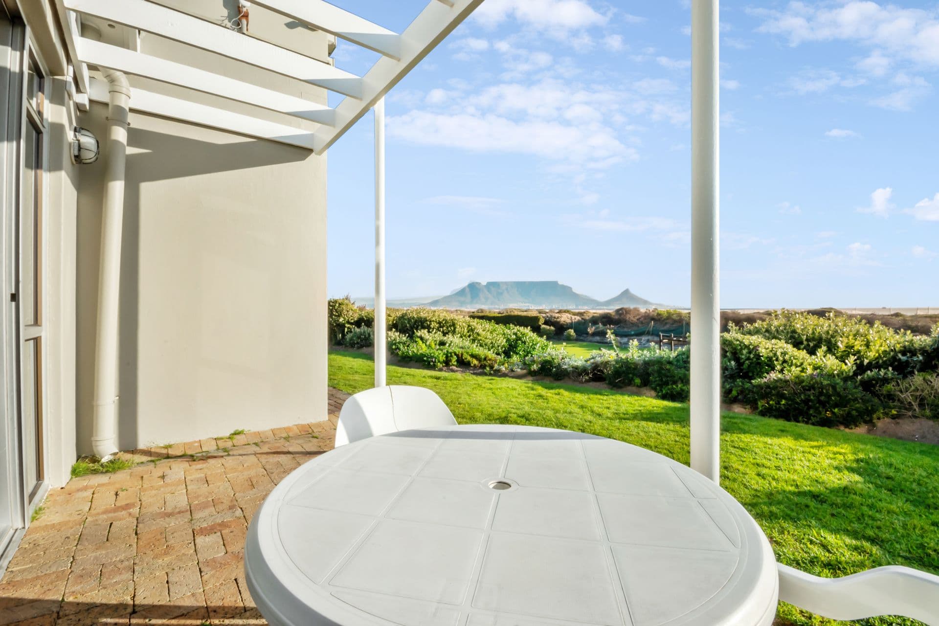 Beach Cabanas — Patio & Table Mountain
